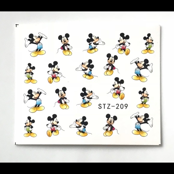Makeup Mickey Mouse Nail Decals Poshmark
